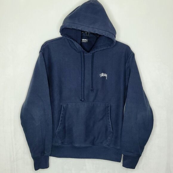 Stussy Embroidered Logo Hoodie Size Small - Picture 1 of 12